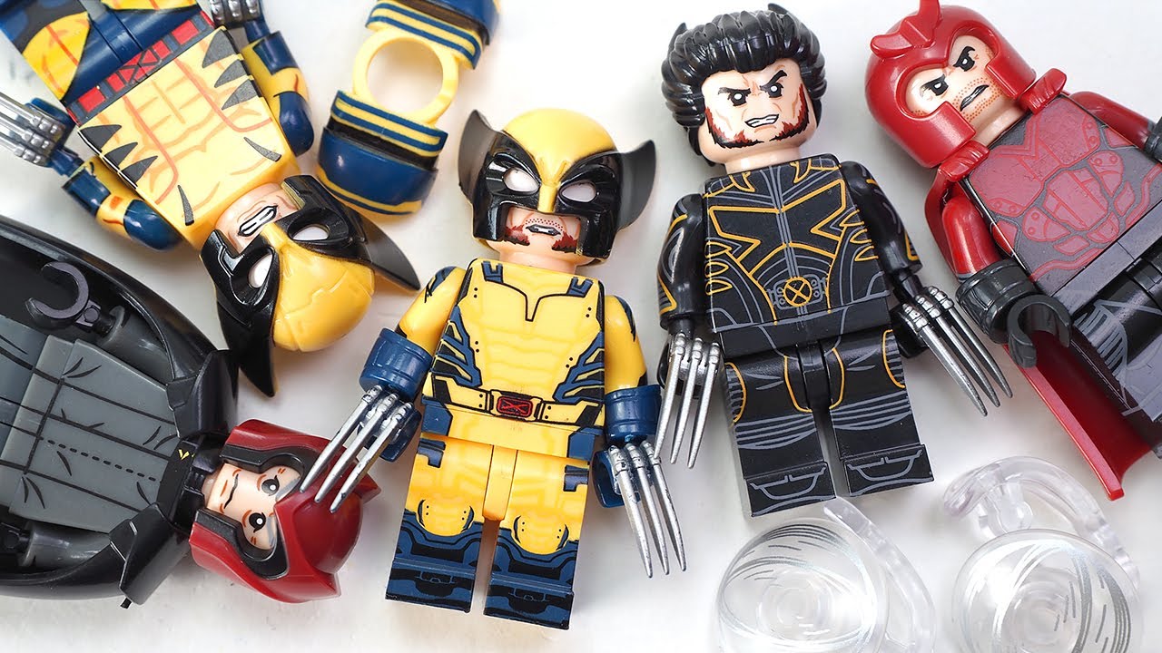 LEGO Deadpool & Wolverine | X-Men | Magneto | Classic Wolverine Unofficial Lego Minifigures
