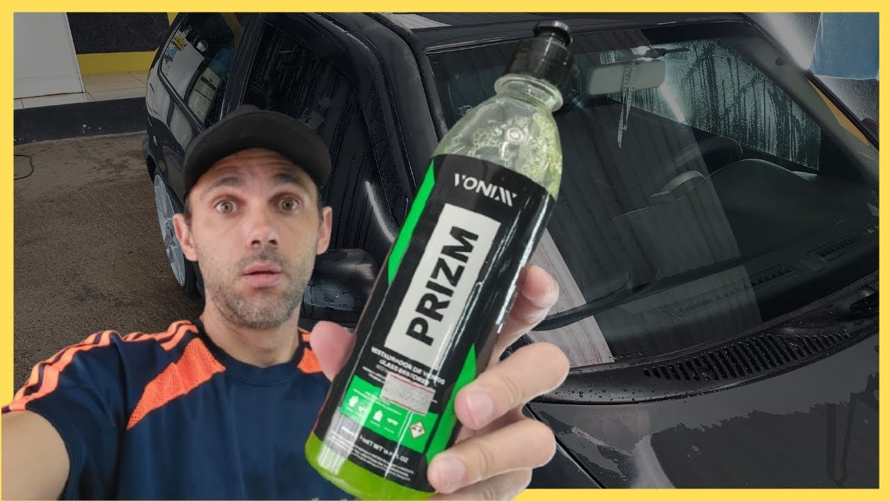 Remova mancha de chuva ácida DO PARABRISA com o PRIZM da VONIXX