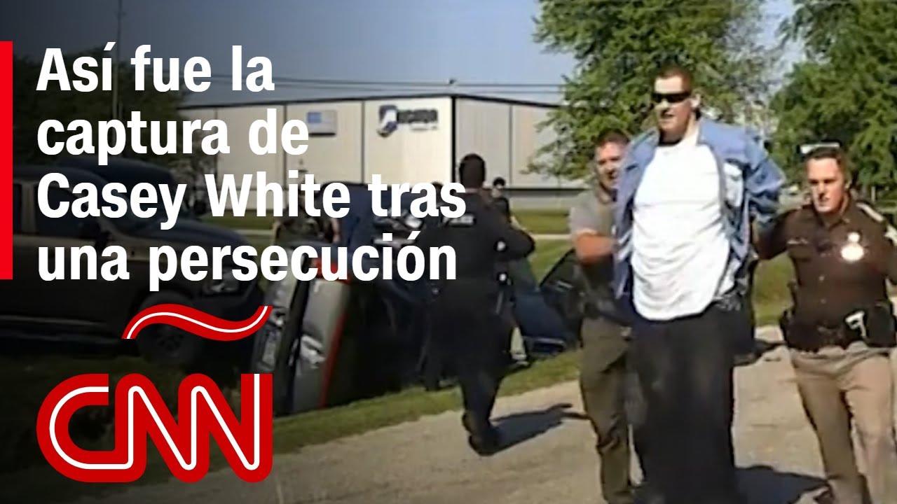 Video revela el momento en que la policía captura al recluso Casey White