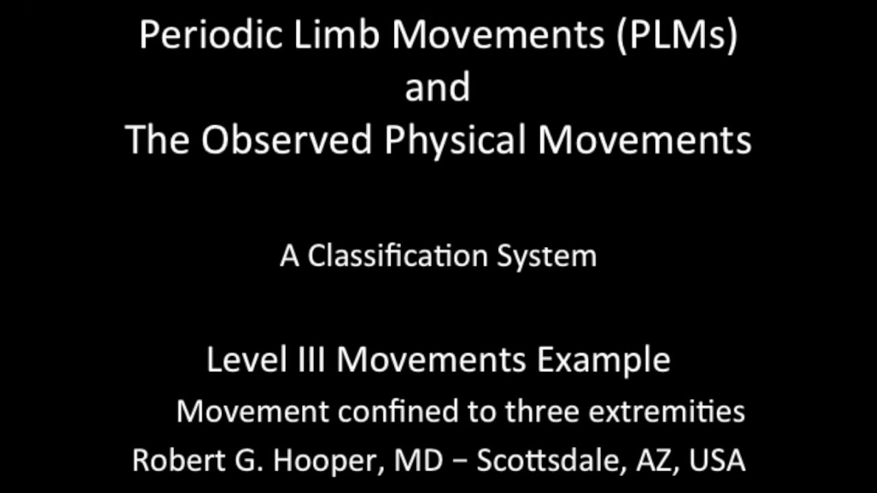 Level 3 Periodic Limb Movements Example