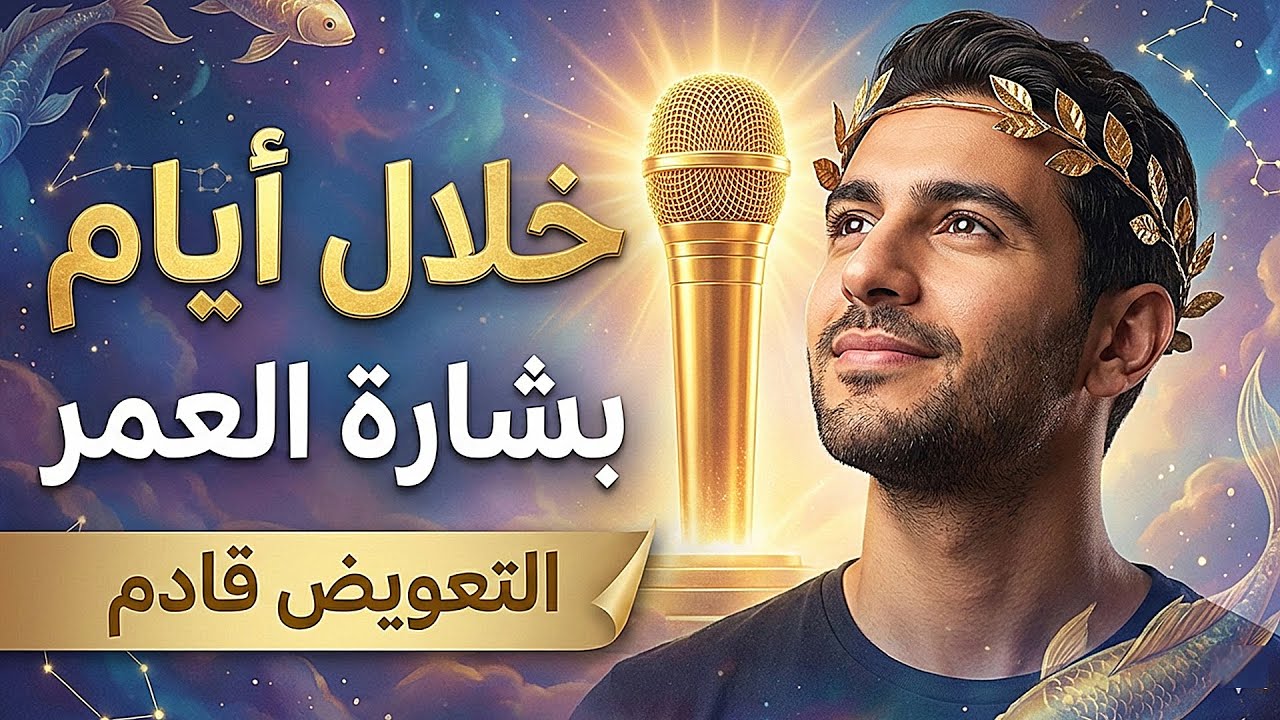 برج الحوت شنو هالبشارة اللي هتعوض صدماتك؟ مكانة عالية وصوت مسموع  من يوم 24 / 31 يناير 2026