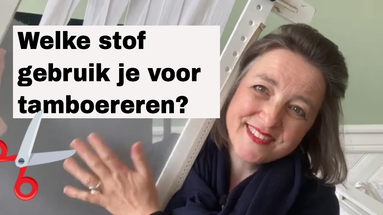Welke stof gebruik je voor tamboereren?