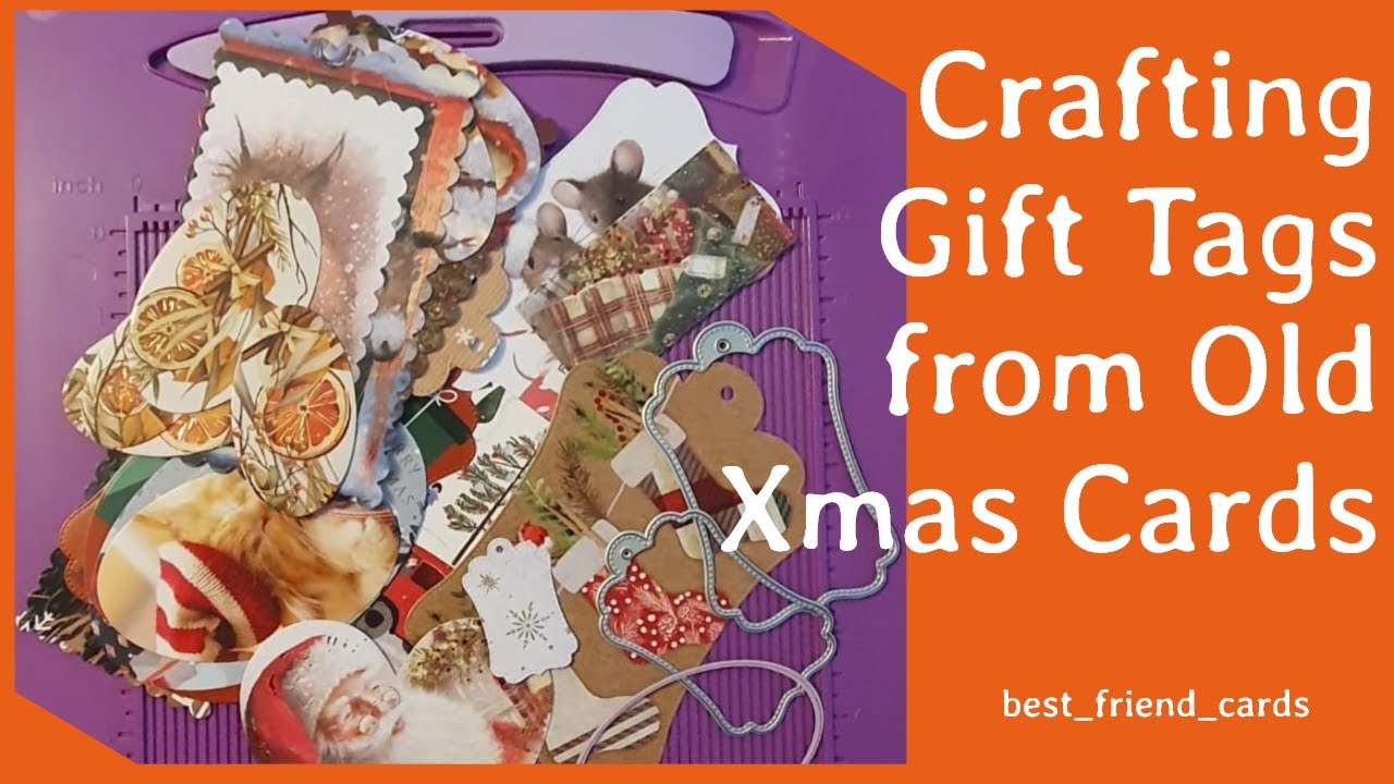 Crafting Gift Tags from Old Xmas Cards