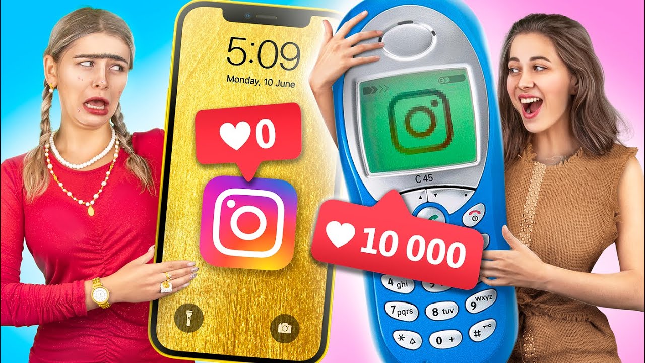 Povera Ragazza Popolare Contro Ricca Ragazza Nerd