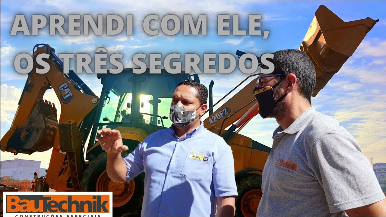 Três segredos da retro escavadeira Caterpillar 420F2, que aprendi com o Lucio(técnico especialista)