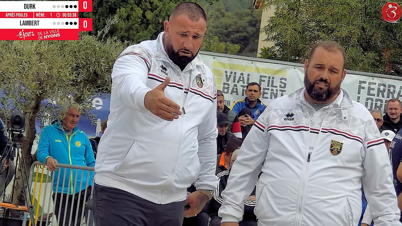 Après poules DURK vs LAMBERT : Nyons pétanque 2022