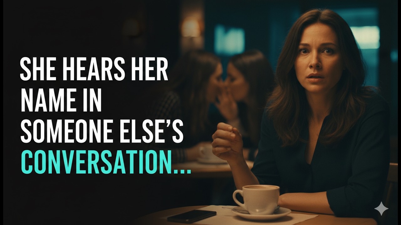 She hears her name in someone else's conversation...