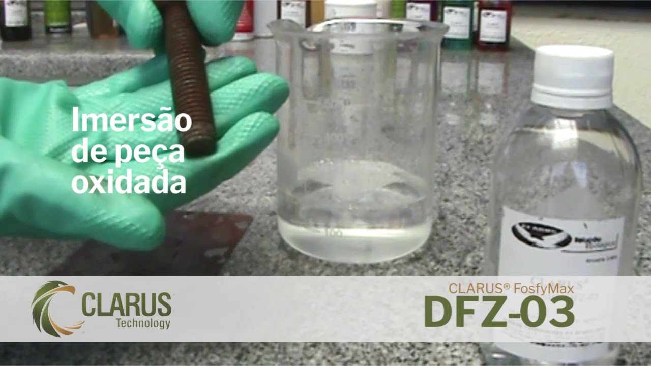 CLARUS FosfyMax DFZ-03 - Desengraxante, Decapante e Fosfatizante - 3-em-1 - CLARUS Technology