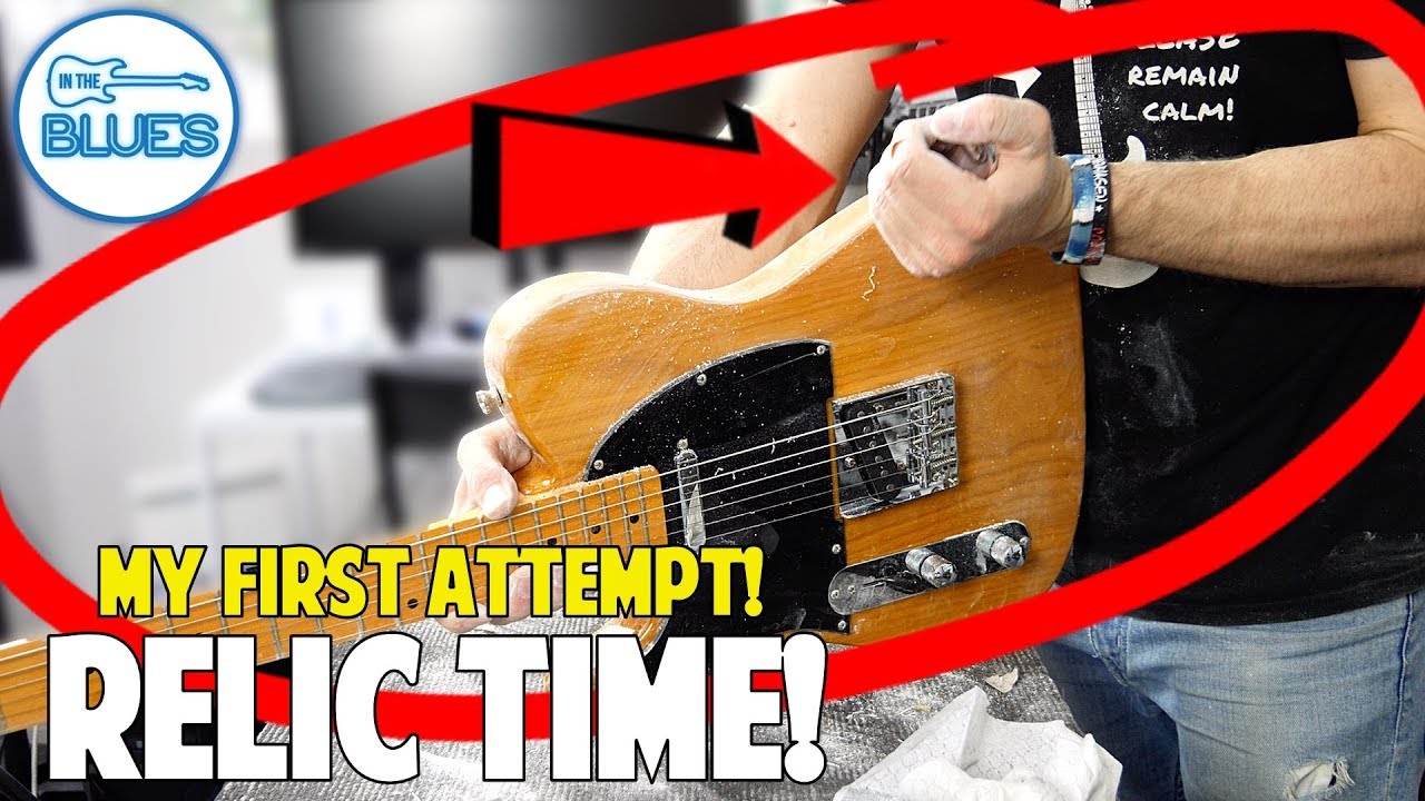 Let's Relic/Butcher a Tele! 😈My First Attempt and All By Hand!