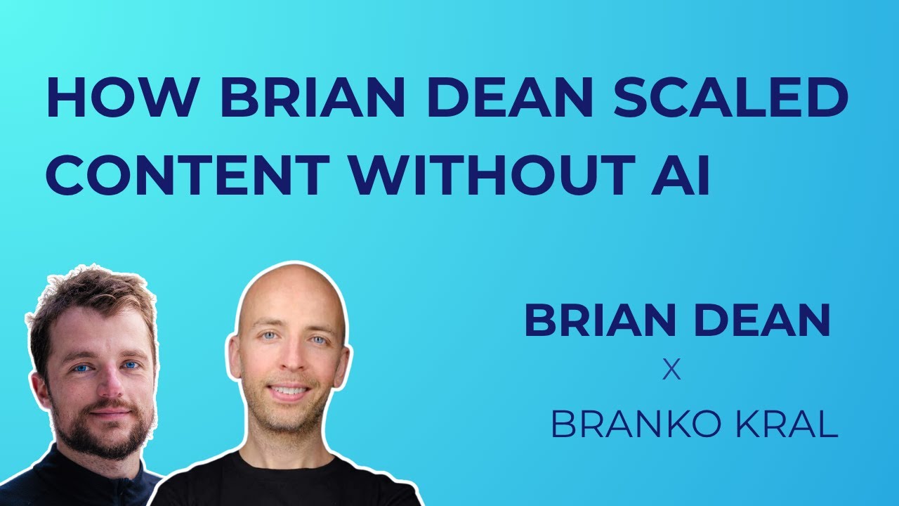 How Brian Dean Scaled Exploding Topics with Content Templates (Not AI)