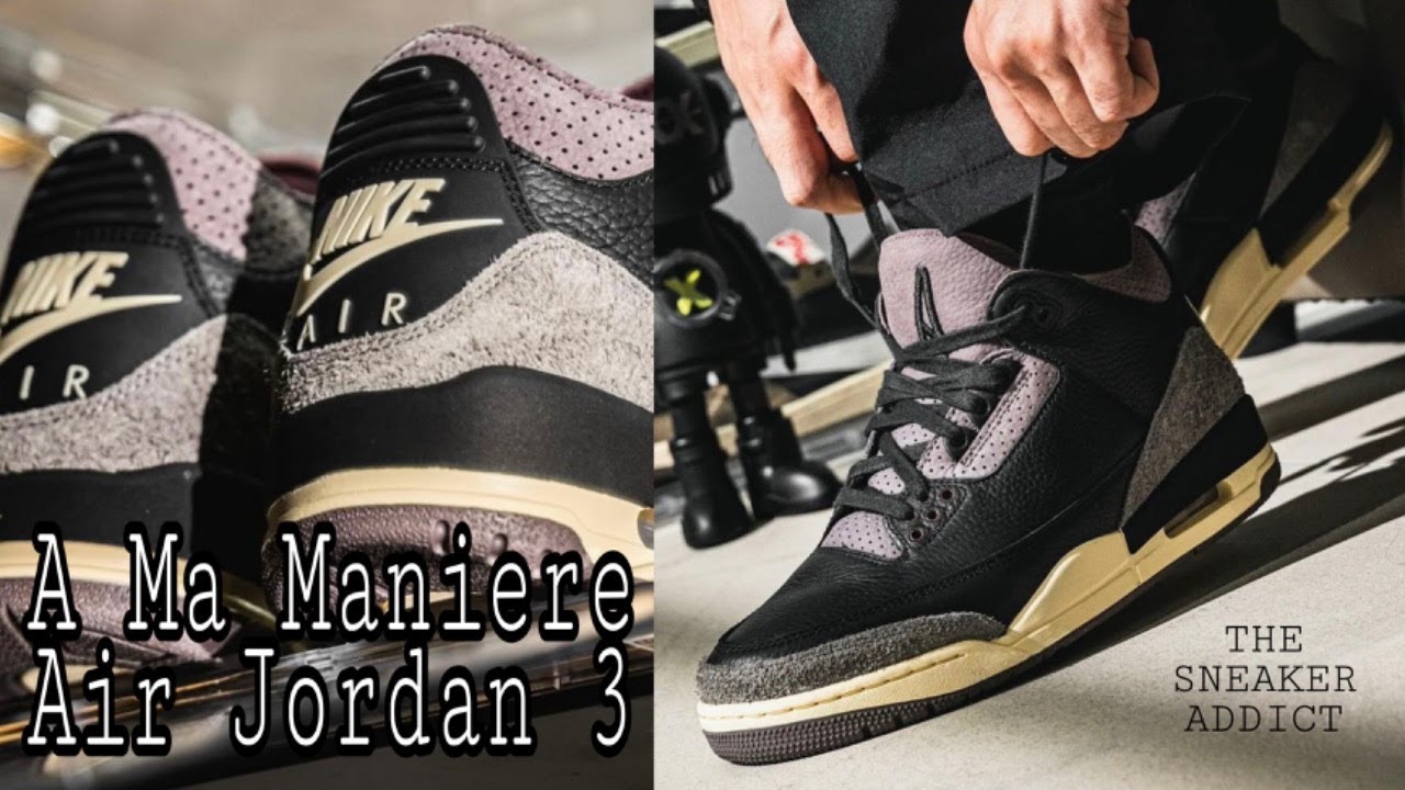 A Ma Maniere Air Jordan 3 Black Sneaker Of 2024?