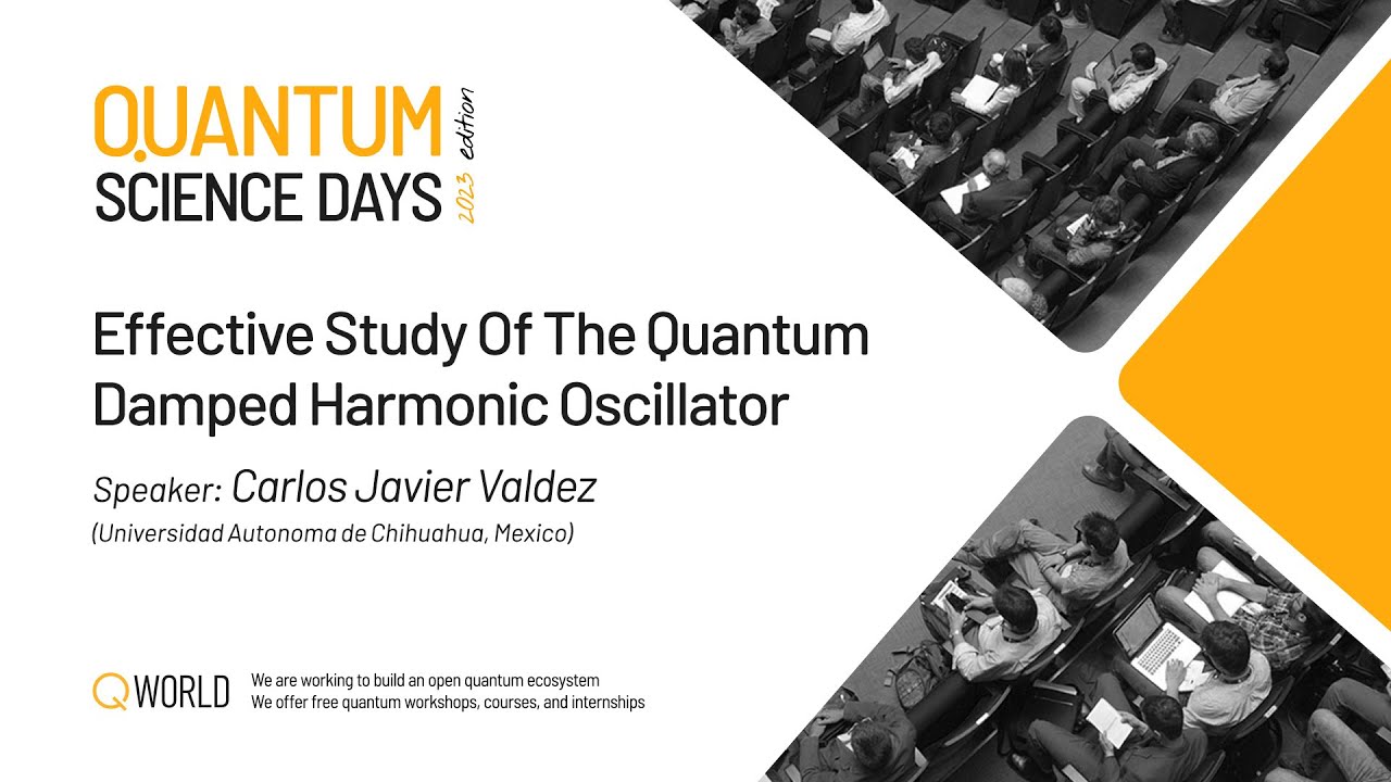 Effective study of the quantum damped harmonic oscillator | QSD2023