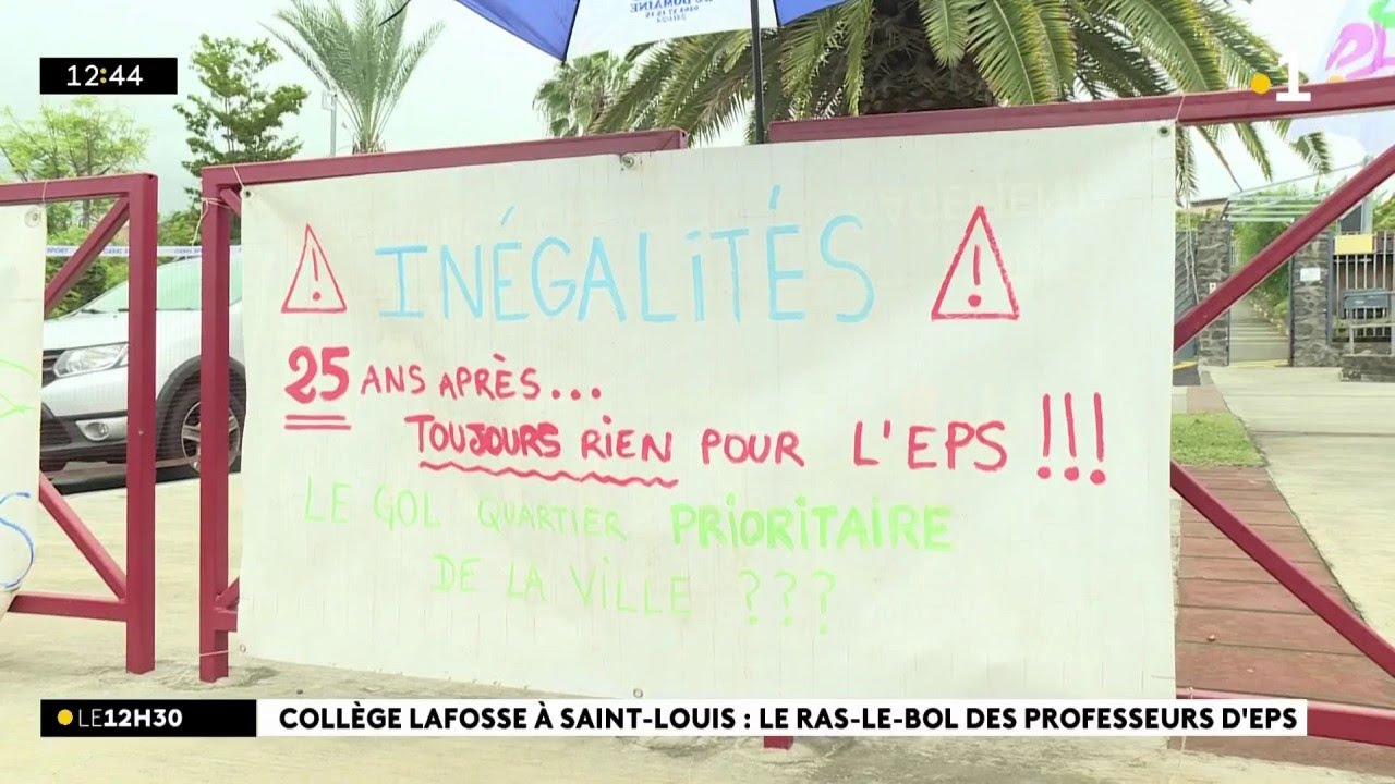 Saint-Louis : des professeurs d’EPS se mobilisent et dénoncent des mauvaises conditions de travail