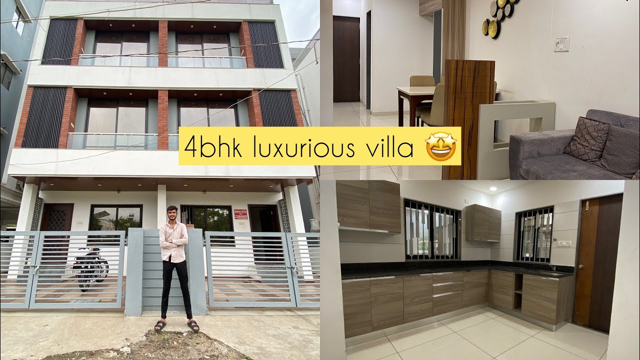 Fully Furnished Luxury 4 BHK Harni Villa for Sale | House Tour | Vadodara
