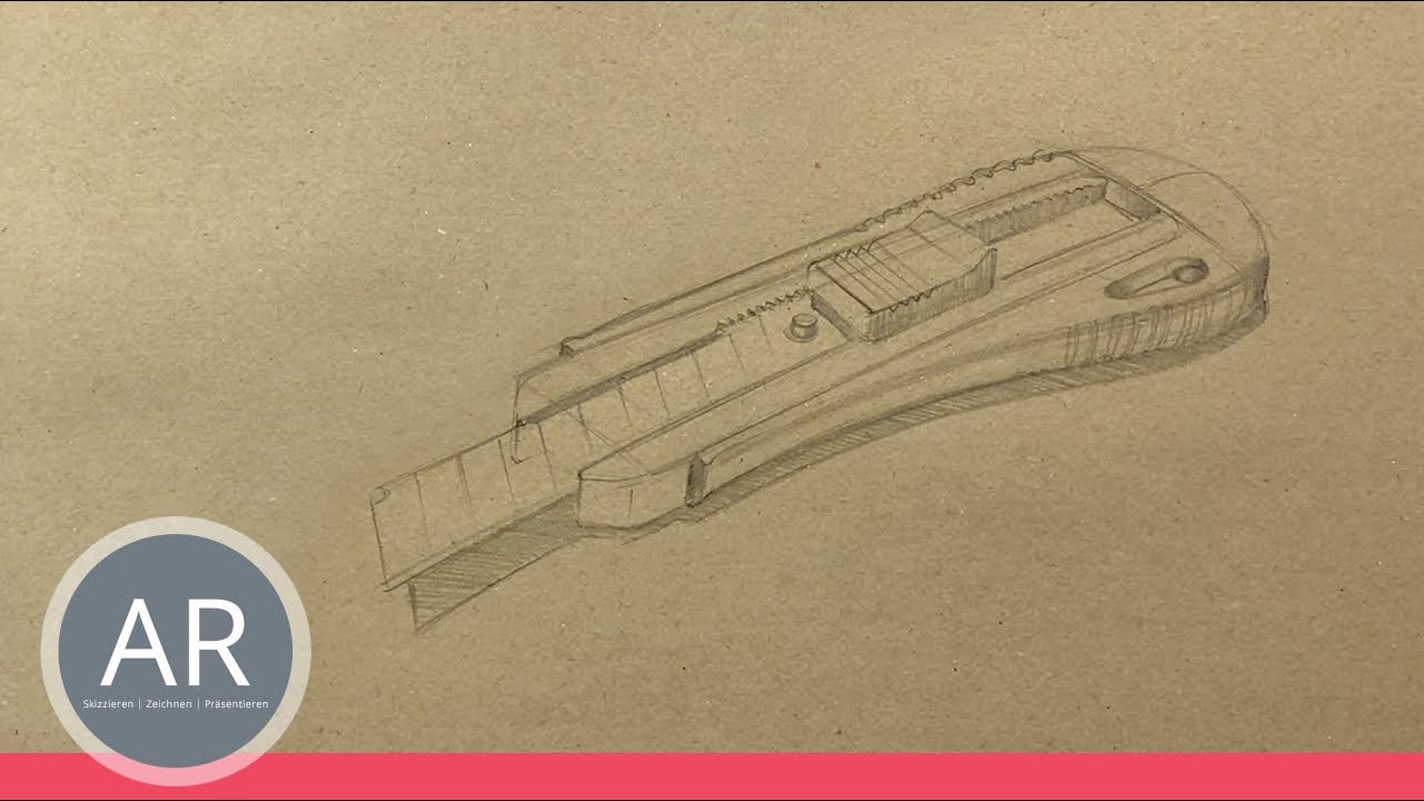 1/2 - Objekte richtig schnell zeichnen. Design-Studien. Mappe für Industrial Design Studium