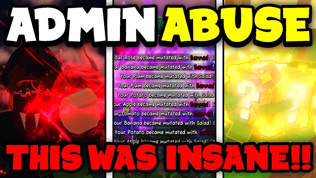 ADMIN ABUSE was INSANE OP in Garden Horizons Roblox (New Update)