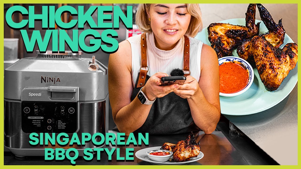 Chicken Wings & Chilli Sauce (Air Fryer ready in 10mins)