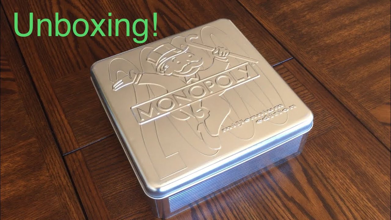 Unboxing Vintage Monopoly 2000 Millennial Edition! Monopoly 2000 Edition