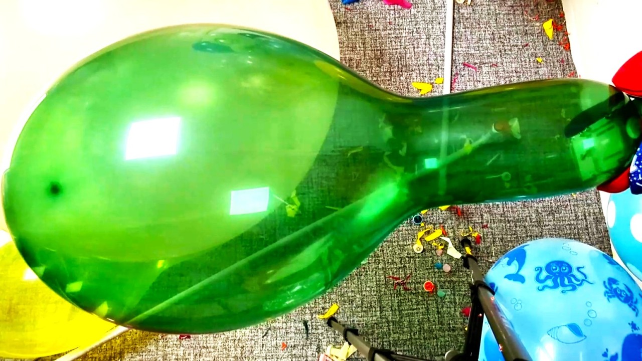 Popping Giant Balloons is what this Machine loves! BOOM