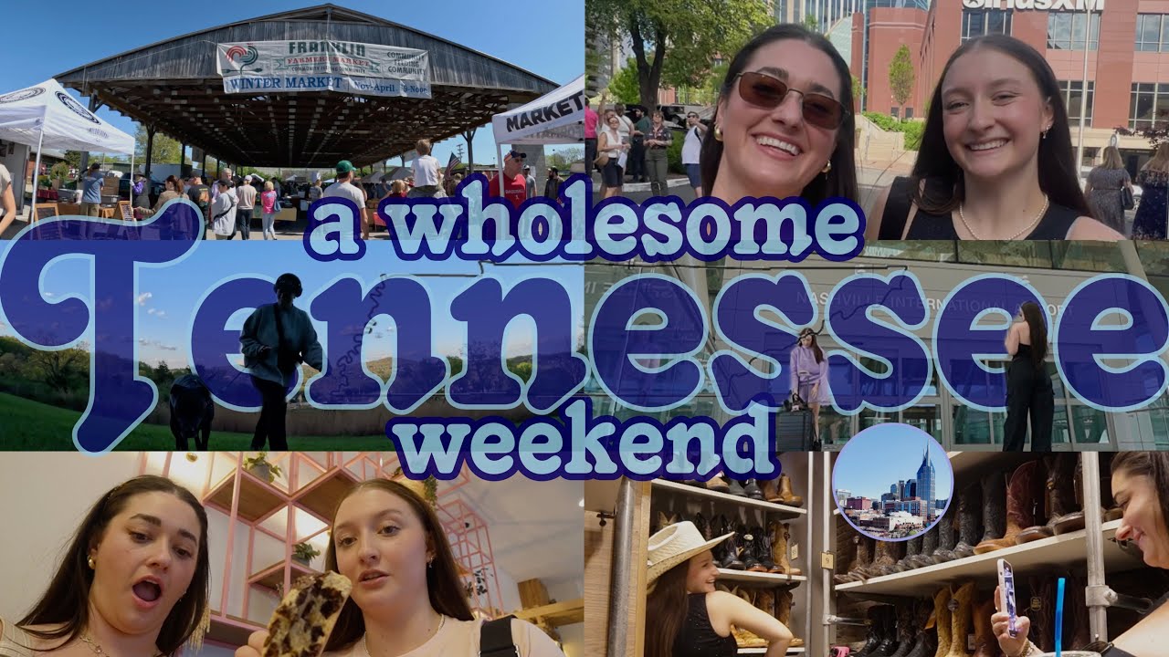 spend the weekend with us! farmers market, Nashville day, and lots of chats ♥️