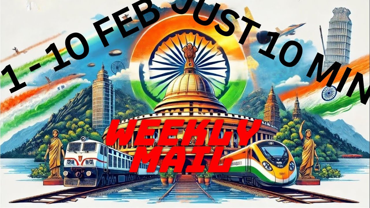 1 February to 10th February 2025 | February 2025 Weekly TOP NEWS | Current Affairs 2025