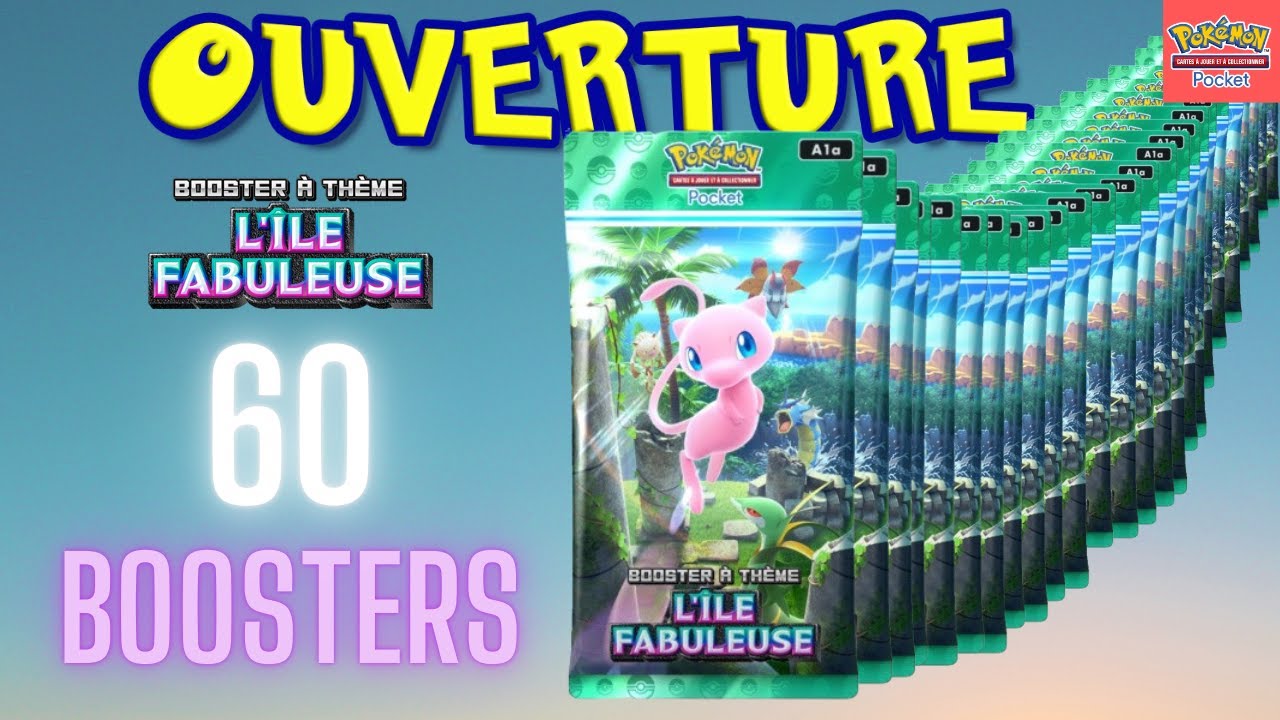 INCROYABLE GOD PACK 🌟😱 DANS CES 60 BOOSTERS DU JCC POCKET !!