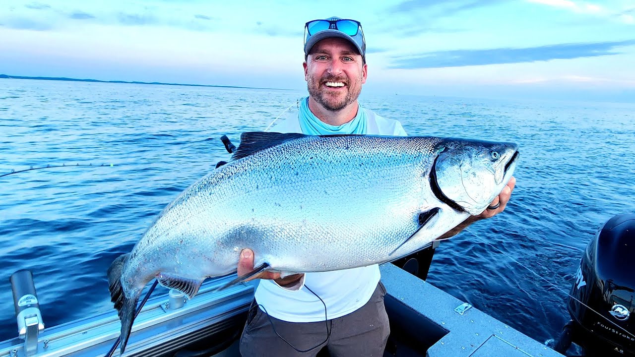 Lake Michigan Salmon Fishing...
