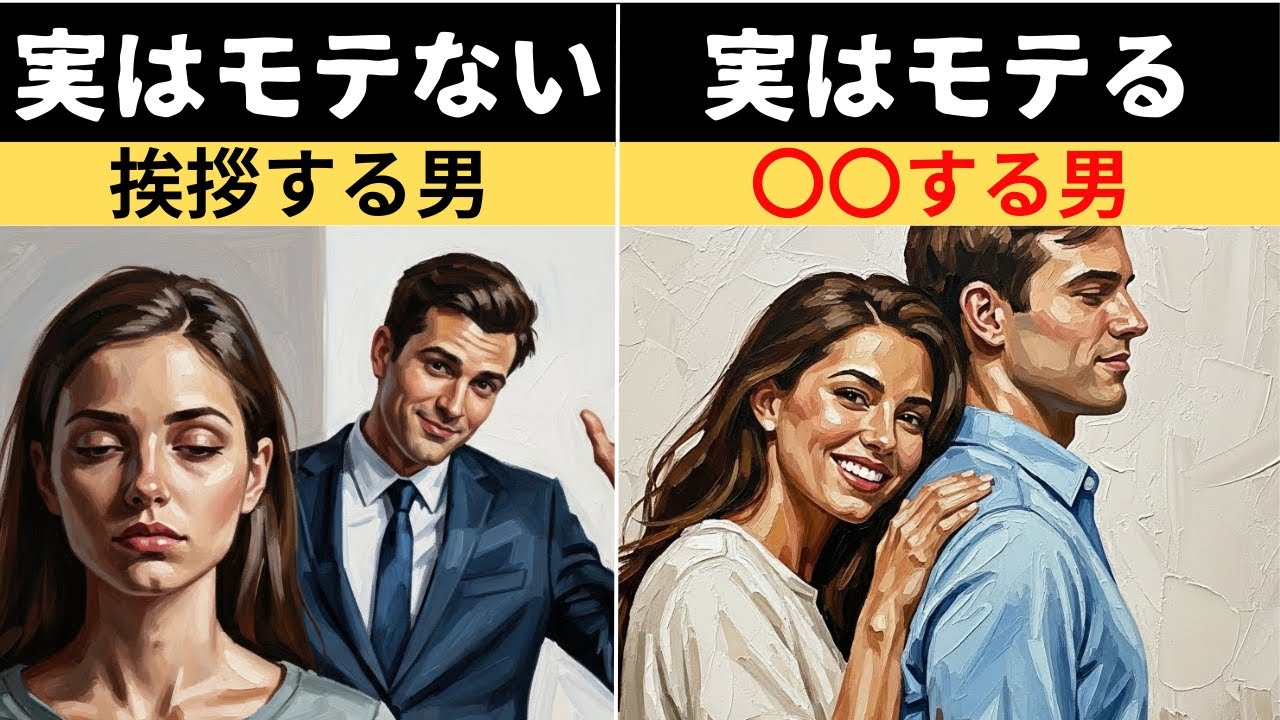 知らないと損！モテる男とモテない男の決定的な違い
