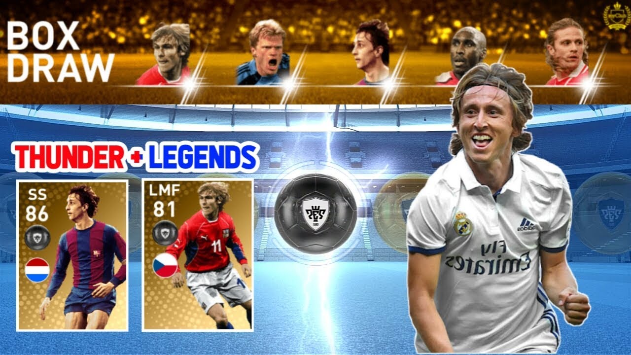 Thunder black ball tricks in Legends Worldwide Boxdraw|| PES 2019 MOBILE