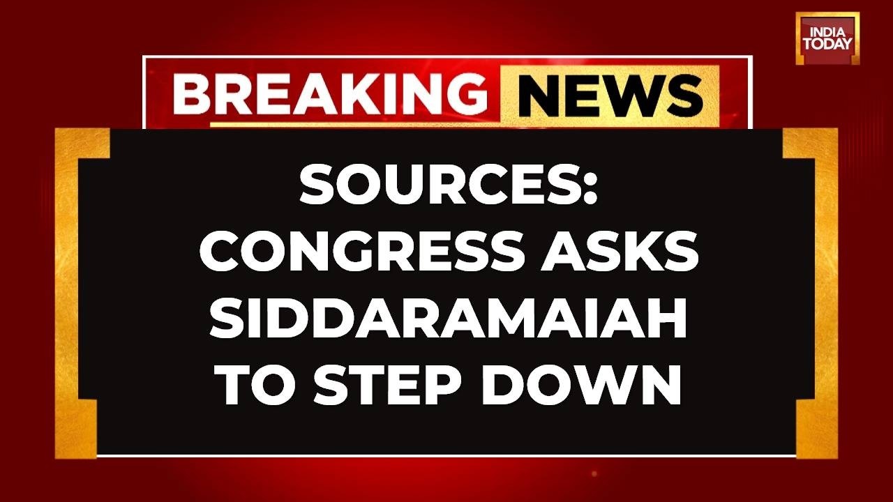 Karnataka CM Siddaramaiah Asked To Step Down By Congress High Command | DK Shivakumar Next K'taka...