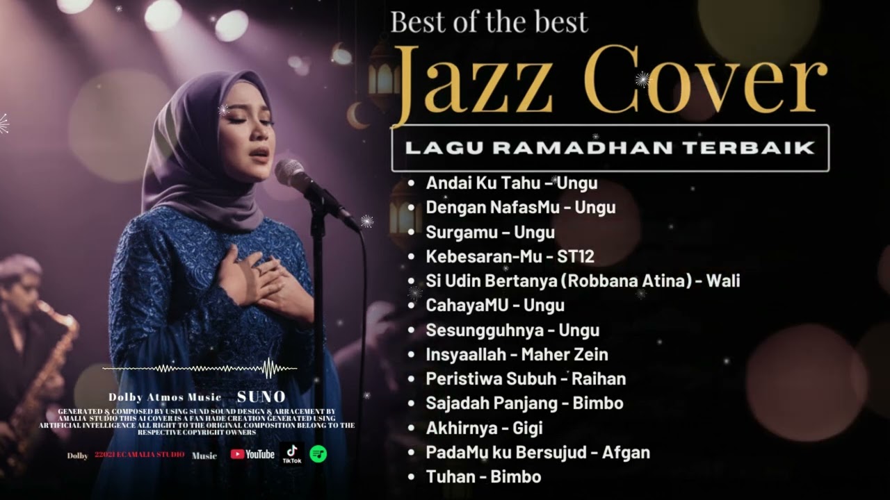 Playlist Lagu Religi Terbaik 🎧 Jazz Cover Indonesia Penuh Makna  Cocok Untuk Ramadhan & Waktu Ibada