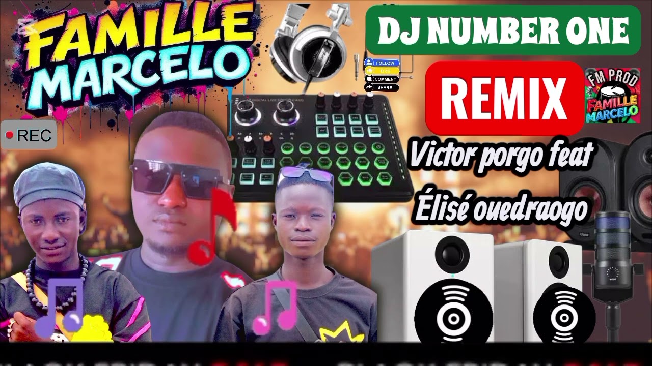 FM PROD_DJ NUMBER ONE mixage _victor porgo feat Elis&eacute; ouedraogo _RAKONTO__(famille Marcelo)