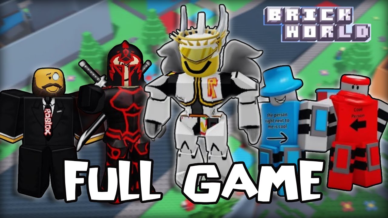 Roblox Brick World - Full Playthrough (Chapter 1)