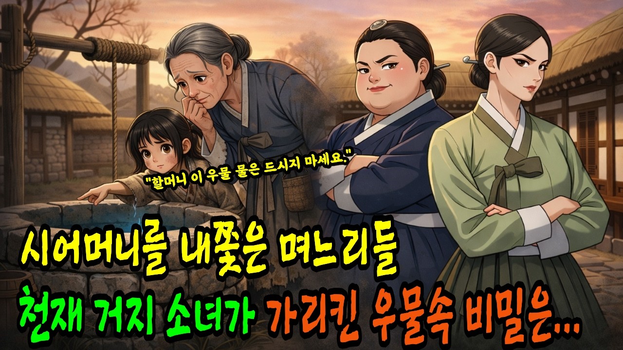 시어머니를 내쫓은 며느리들, 천재 거지 소녀가 가리킨 우물속 비밀은... |조선시대 야담 | 옛날이야기 | 오디오 이야기