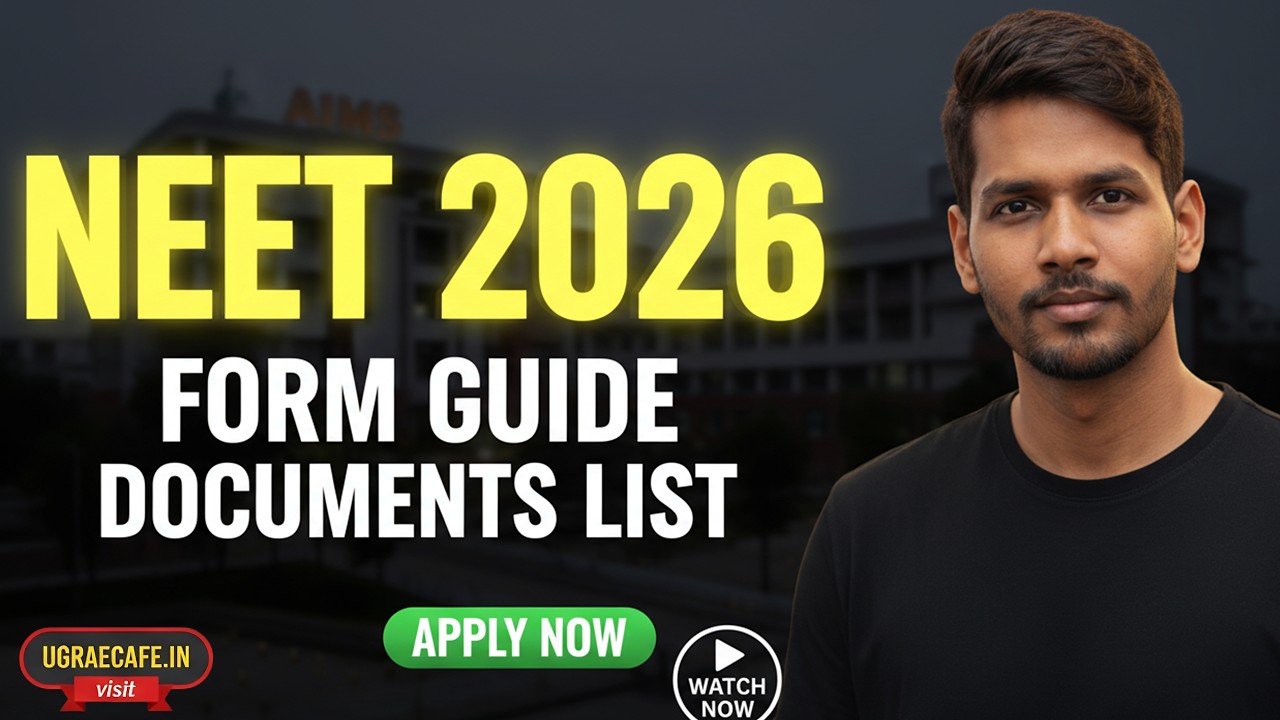 NEET ENTRANCE EXAM 2026: Official Notification Out! How to Fill Form & Documents | UGRAECAFE