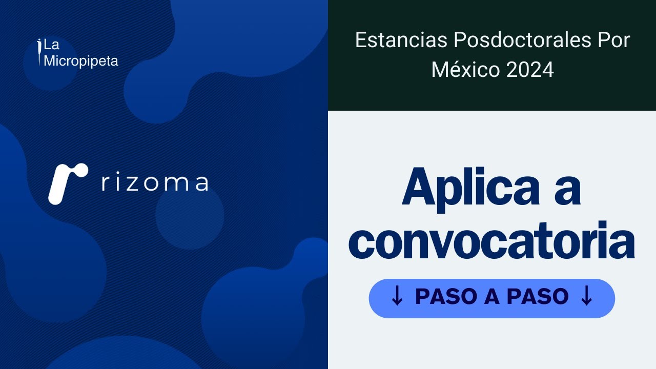 Cómo aplicar a convocatoria de Estancias Posdoctorales CONAHCYT 2024 - Tutorial paso a paso