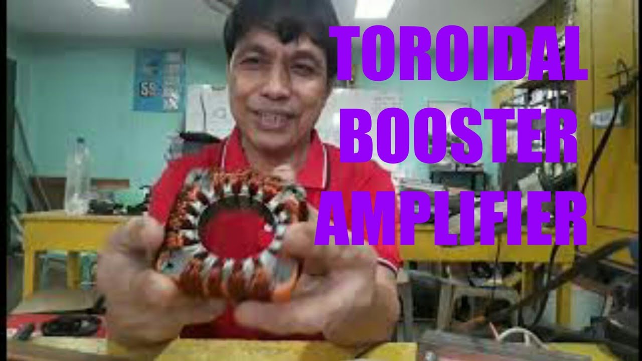 PART-1 TOROIDAL OUTPUT TRANSFORMER- BOOSTER AMPLIFIER