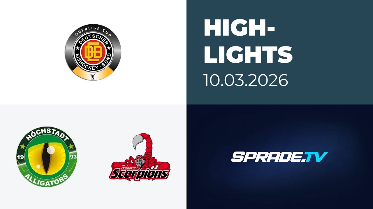 10.03.2026 - Highlights - Höchstadt Alligators vs. Hannover Scorpions
