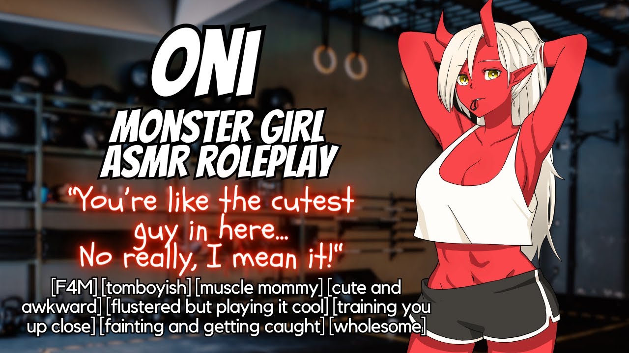 Muscle Mommy Oni Hits On You in the Gym! 👹 3Dio Binaural Monster Girl ASMR Roleplay