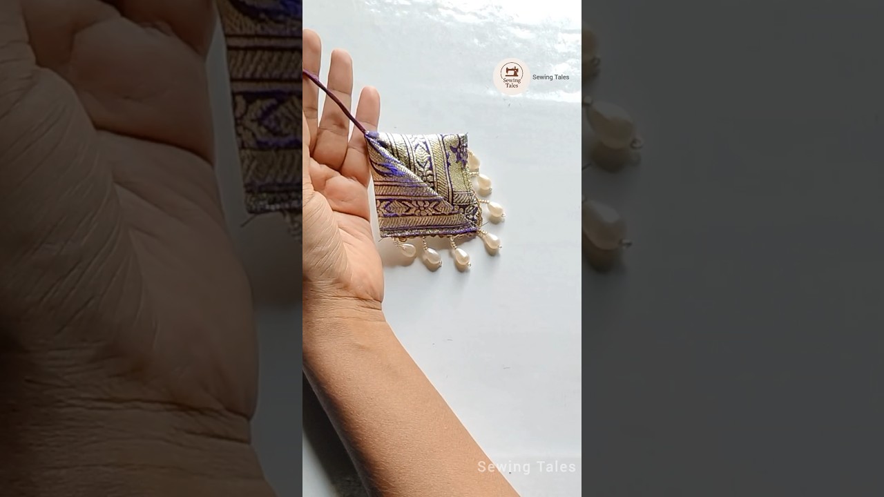 trendy latkan design tutorial for beginners @Sewingtales #shorts #viral #fashion #blouse #sewing