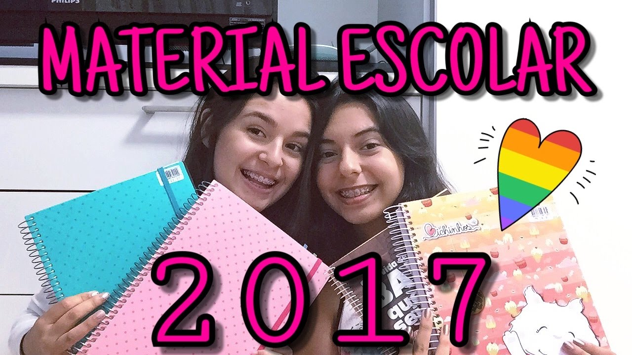 MEU MATERIAL ESCOLAR 2017 + PREÇOS BAIXOS