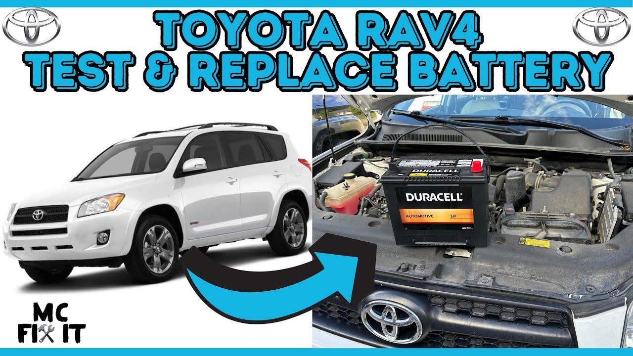 Как проверить и заменить аккумулятор на Toyota RAV4 (2007-2012) 3-го поколения
