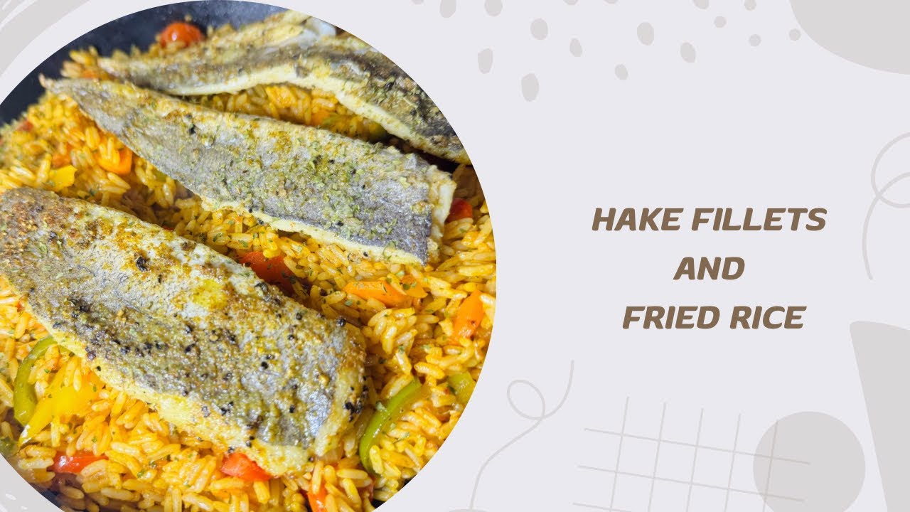 How to cook fried rice and hake fillets#southafricanfoodie#southafricanyoutuber#cookingchannel