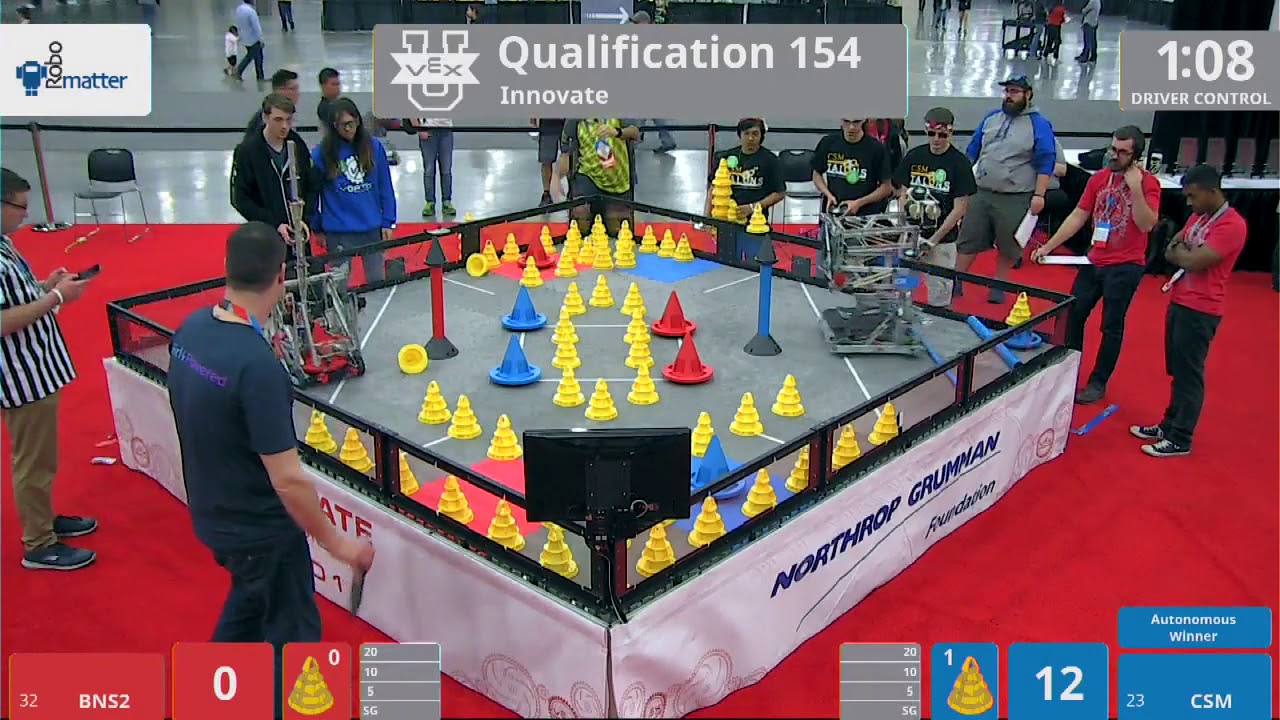 2018 VEXU Innovate Q154 - BNS2 vs CSM - 65 to 64