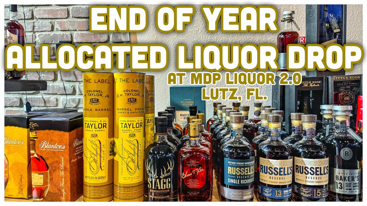 End of 2024 Allocated Bourbon Drop at MDP Liquor 2.0 Lutz, FL #allocatedbourbon #bourbon #whiskey