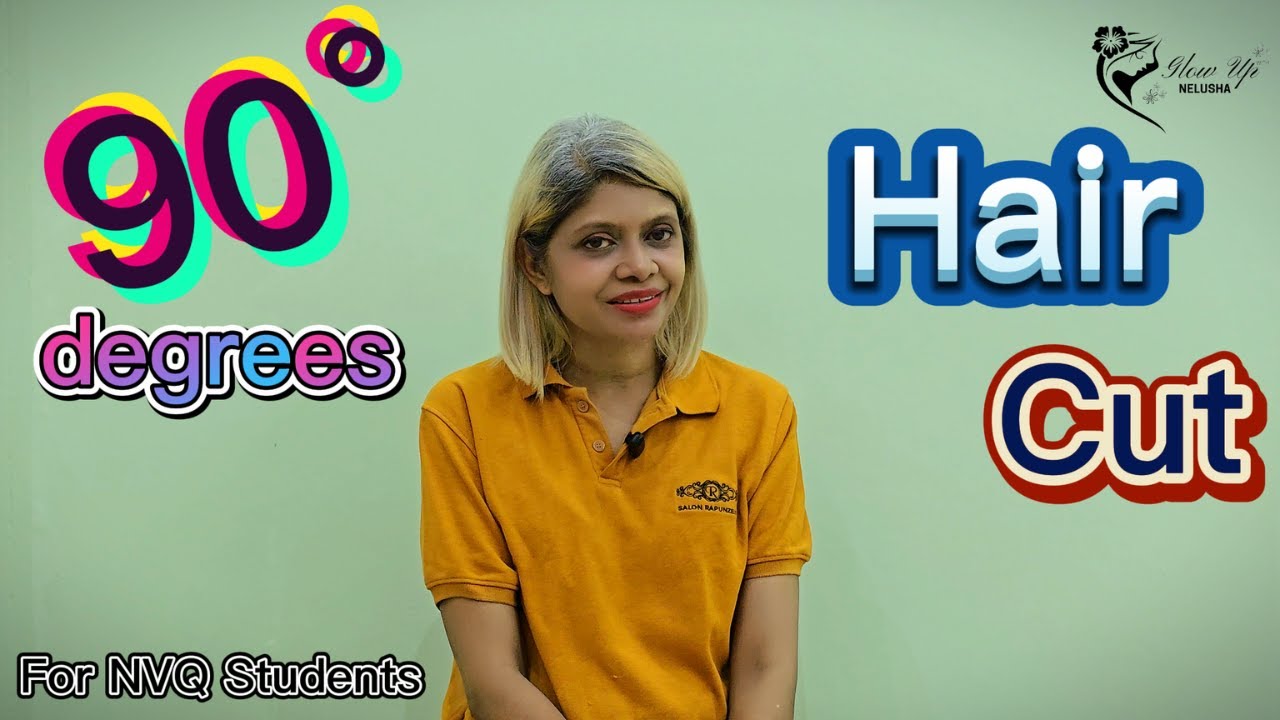 NVQ Studentsලට විශේෂිත  90 Degree Hair Cut එක