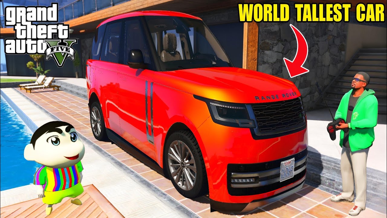 Franklin & Shinchan Buy Indian Tallest Range Rover Car in Gta 5 | Gta V Gameplay