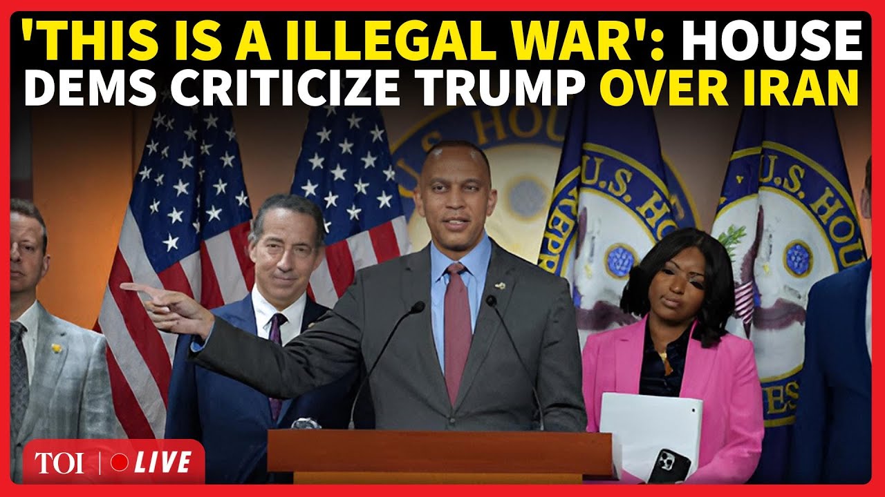 House Democrats LIVE | 'War Of Choice': Hakeem Jeffries Blasts On Trump After US-Iran War Intensifie