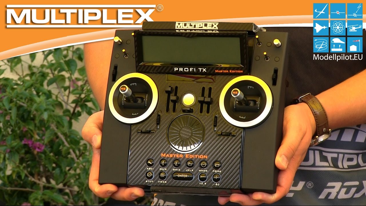 PROFI TX 16 MASTER EDITION MULTIPLEX VIDEO PRODUKTVORSTELLUNG RC FERNSTEUERUNG PULTSENDER