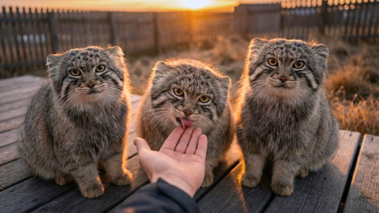 3 Abandoned Pallas's Cat Kittens to Fully Grown - 365 Day Transformation